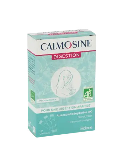 Calmosine Digestion Bio Solution Buvable Apaisante Extraits Naturels De Plantes 12 Dosettes/5ml