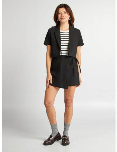 Jupe short courte - noir