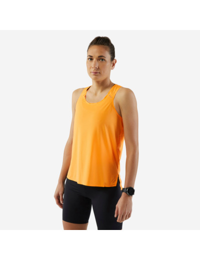 Débardeur running léger Femme - KIPRUN Run 900 Light orange