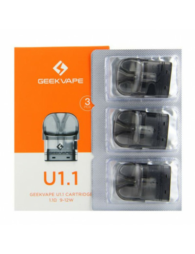 Pack de 3 Pods 2ml 1,1ohm U GeekVape