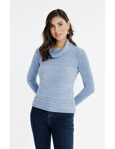 Pull En Chenille Tricotage Fantaisie