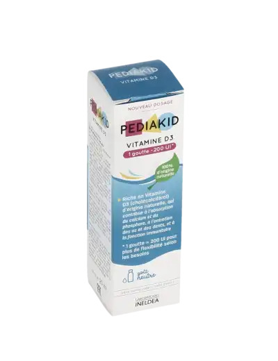 Pédiakid Vitamine D3 Solution Buvable 20ml