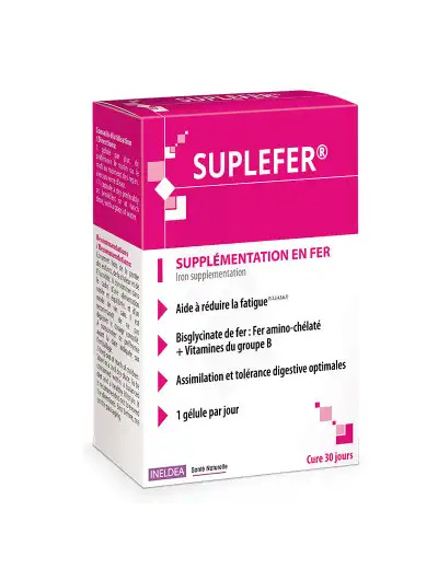 Suplefer Supplémentation En Fer Gélules B/90