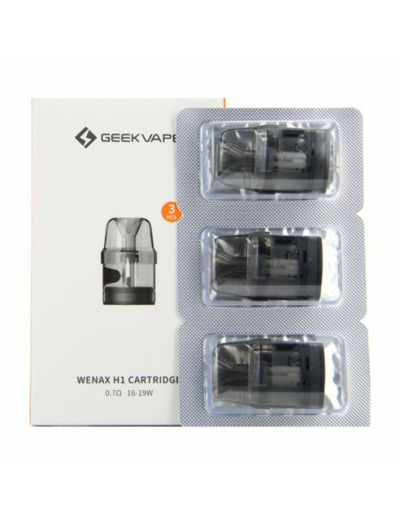 Pack de 3 pods 2,5ml Wenax H1 GeekVape