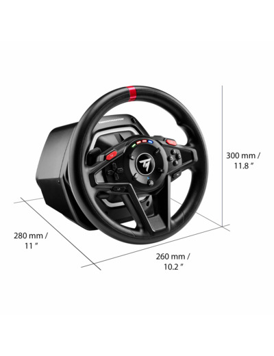 Volant Thrustmaster + Pedalier T128 Playstation