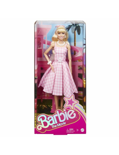 Barbie le film : Poupée Barbie en robe vichy rose