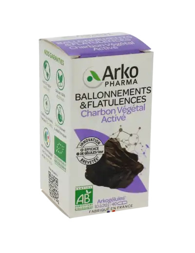 Arkogélules® Charbon Végétal Activé Gélules Bio Fl/40