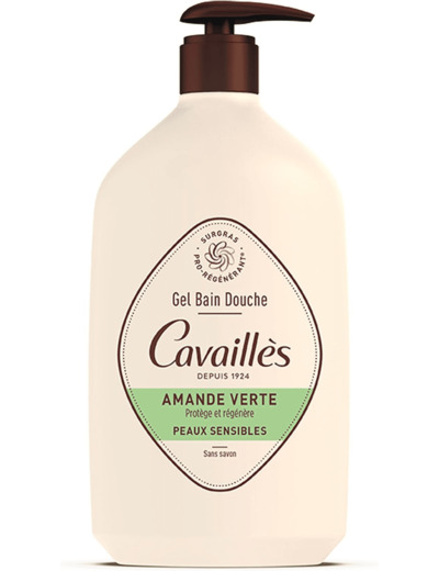 Rogé Cavaillès Gel Bain et Douche Amande Verte 1 litre