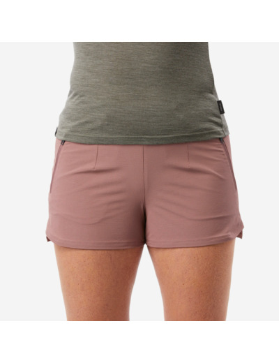 Short court de trekking Femme - TRAVEL 900 rose