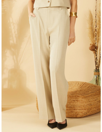 Pantalon souple - Beige