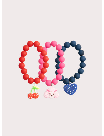 Lot de 3 bracelets pour fille