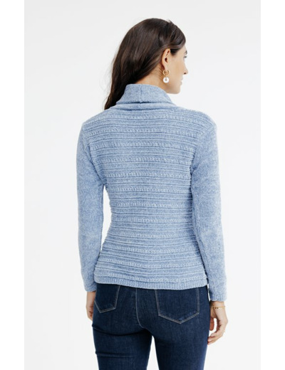 Pull En Chenille Tricotage Fantaisie