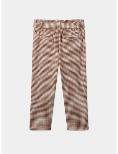 Pantalon carrot à carreaux