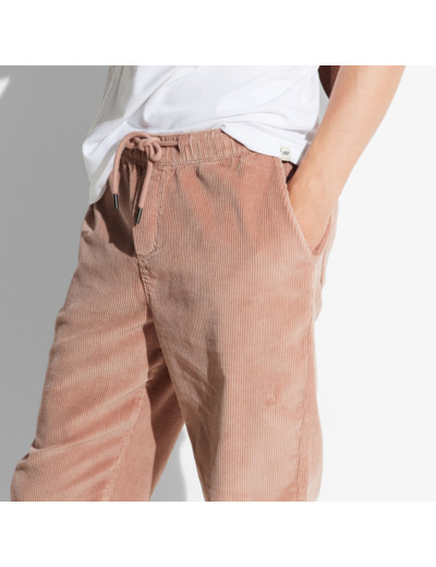 Pantalon en velours - Rose