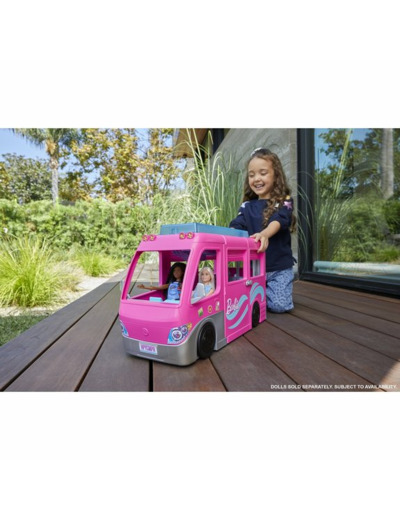 Barbie - Mega Camping Car Transformable