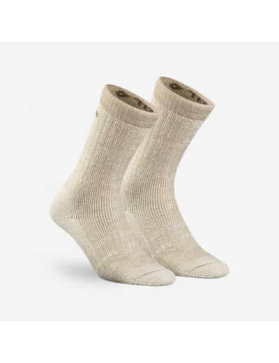 Chaussettes de randonnée chaudes, MH900 Mid non teint