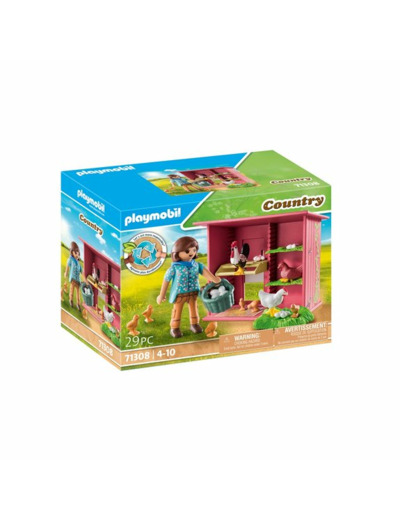 Agricultrice et poulailler Playmobil Country 71308