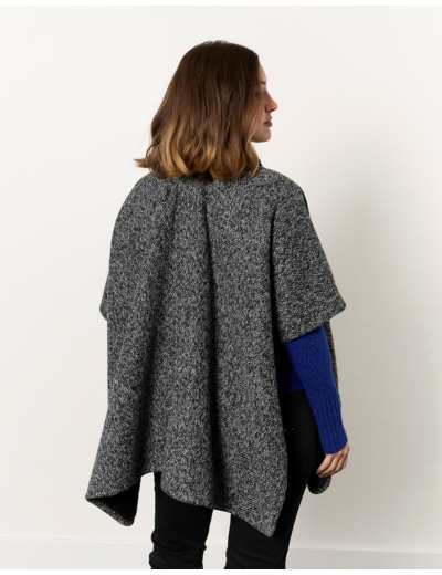 Cape unie GRIS Femme