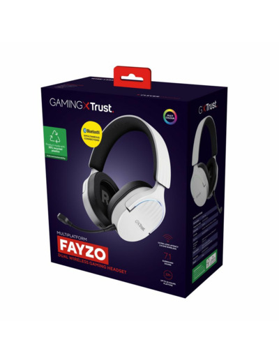 Casque Sans Fil - Trust - Fayzo Blanc