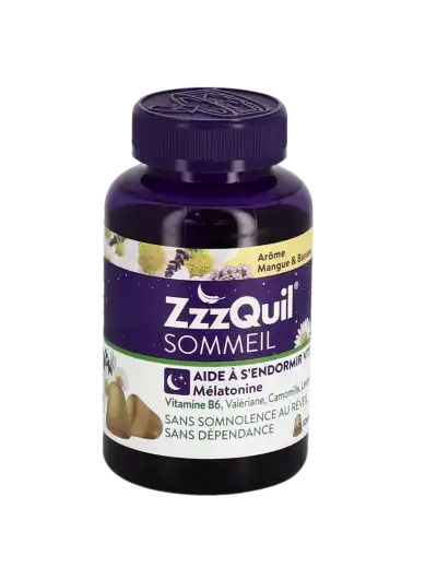 Zzzquil Sommeil Mangue Banane Gommes Pot/60