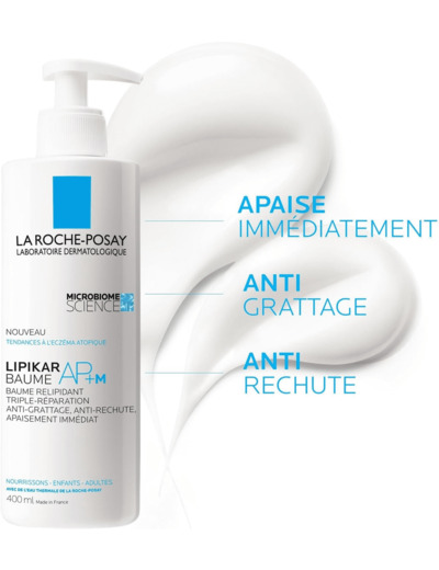 La Roche-Posay - Lipikar Baume AP+M Relipidant - 400 ml