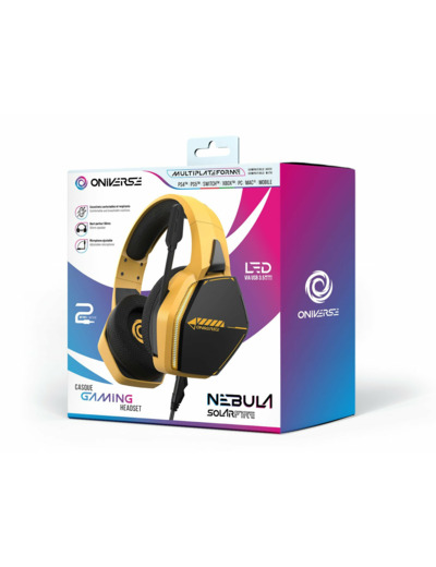 Casque Filaire - Oniverse - Solarfire Yellow