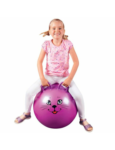 Ballon Sauteur Motif Chat - Dès 3 Ans