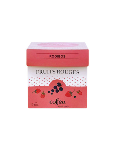 Boite 15 sachets infusion rooibos fruits rouges