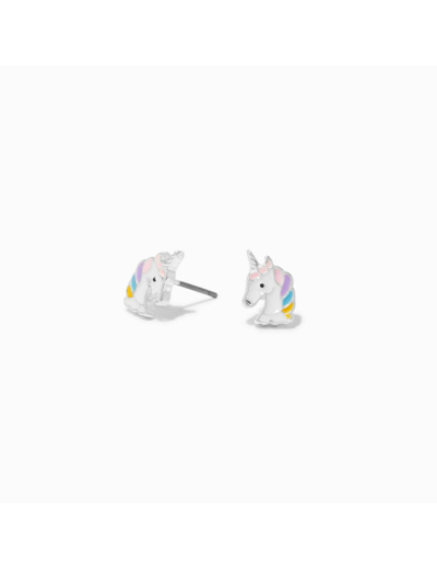 Clous d'oreilles mini licornes