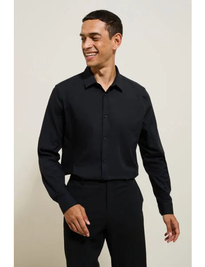 Chemise en coton - Noir