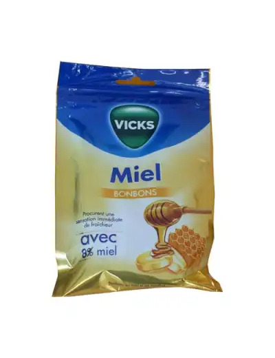 Vicks Bonbon Miel Sach/72g