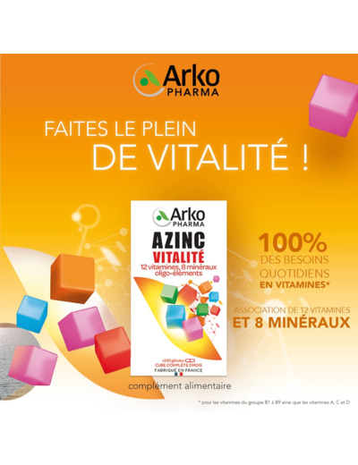 Azinc Vitalité - 120 gélules