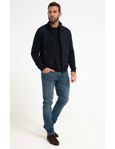 Gilet Manches Longues Paddy Navy