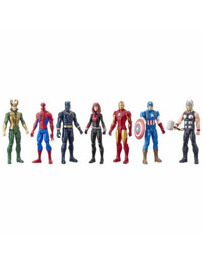 7 figurines Marvel Avengers Titan Hero