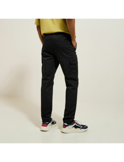 Pantalon cargo uni - Noir