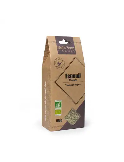 Nat&form Tisanes Fenouil Semence Bio 100g