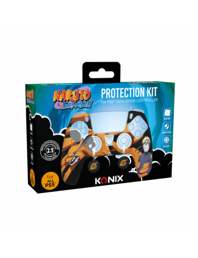 Kit De Protection En Silicone Dualsense - Naruto - Orange