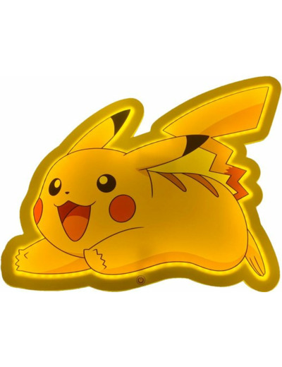 Lampe Murale Néon Style Pikachu, Diffuseur De Lumière Led Pokémon