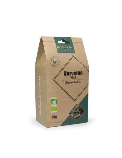 Nat&form Tisanes Verveine Feuille Bio 25g