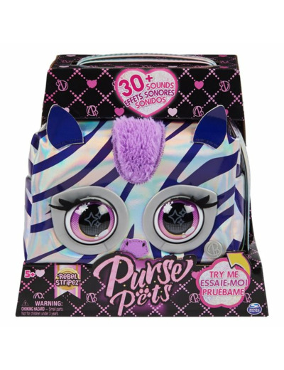 Purse Pet sac interactif Zèbre