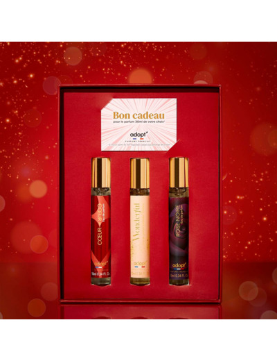 Coffret 3 eaux de parfum Coeur à coeur 10 ml + Won