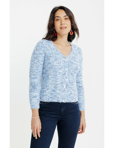 Cardigan Maille Popcorn