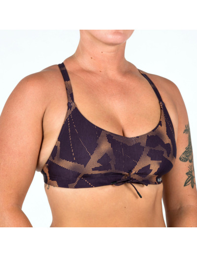 Brassière de natation femme ultra résistante au chlore Jana Ice purple