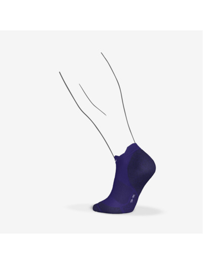 Chaussettes de running   KIPRUN run900 fines invisibles violettes