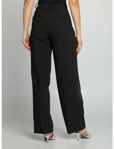 Pantalon de costume large - Noir