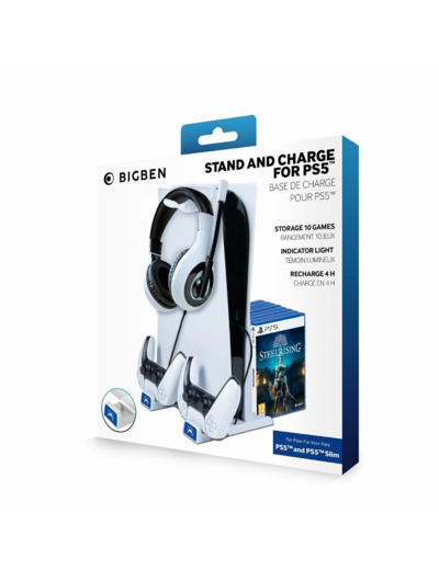 Stand & Charge Ps5 Compatible Ps5 Slim