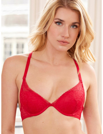 DANIELLA Rouge soutien-gorge push BCD