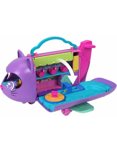 Avion chat transformable Polly Pocket