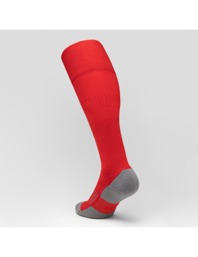 Chaussettes hautes de rugby adulte - R500 rouge