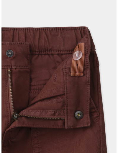 Pantalon Cargo Bordeau